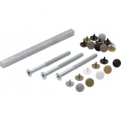 Kit de montage M6 pour portes profilées. 77-82mm