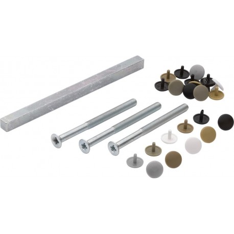 Kit de montage M6 pour portes profilées. 77-82mm