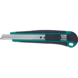 Lame de cutter plastique 9mm avec 3 lames FORTIS