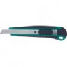 Lame de cutter plastique 9mm avec 3 lames FORTIS