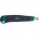 Lame de cutter plastique 9mm avec 3 lames FORTIS