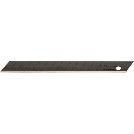 Lame sécable black 9mm pack de 10 LUTZ BLADES 1 PCS