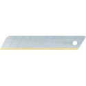 Lame sécable TiN 18mm pack de 10 LUTZ BLADES 1 PCS