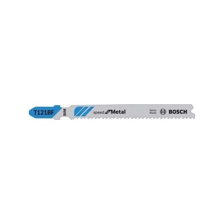 Lame de scie sauteuse T 121 BF pack de 5 Bosch 1 colis
