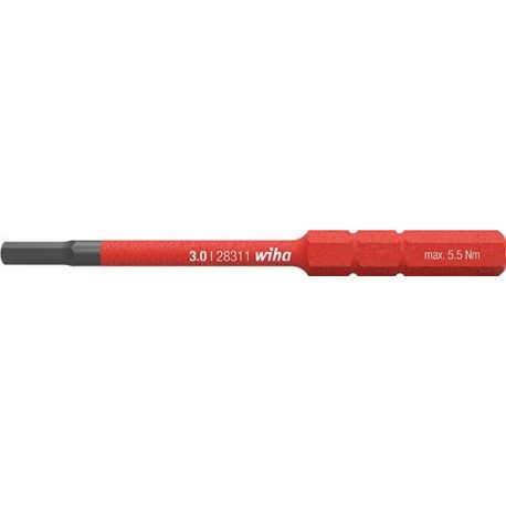 Lame interchangeable slimBit VDE 6 coté 25x75mm Wiha