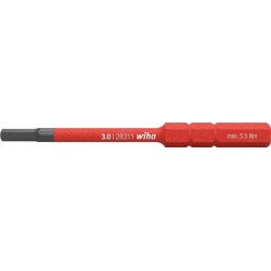 Lame interchangeable slimBit VDE six pans 5x75mm Wiha 1 PCS