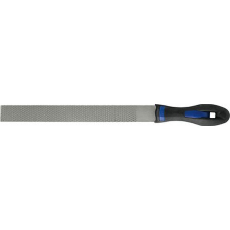 Râpe à bois avec manche, plate, Long. : 250 mm, Taille 2, Coupe transversale 25,0 x 7,5 mm