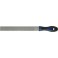 Râpe à bois avec manche, plate, Long. : 250 mm, Taille 2, Coupe transversale 25,0 x 7,5 mm