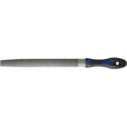 Râpe à bois avec manche, semi-circulaire, Long. : 250 mm, Taille 2, Coupe transversale 25,0 x 8,5 mm