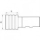 Mandrin à changement rapide M6-20 25x63mm FORTIS
