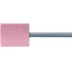 Meule sur tige cylindrique ZY, Type : ZY 2513, Ø x hauteur 25 x 13 mm, Taille de grains 30, Type de grain : AR, Ø de tige : 6 mm