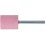 Meule sur tige cylindrique ZY, Type : ZY 2513, Ø x hauteur 25 x 13 mm, Taille de grains 30, Type de grain : AR, Ø de tige : 6 mm