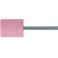 Meule sur tige cylindrique ZY, Type : ZY 2532, Ø x hauteur 25 x 32 mm, Taille de grains 60, Type de grain : AR, Ø de tige : 6 mm