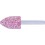 Meule sur tige forme ogive bout pointu 0816 6 ADW 46 M 5V Pferd 1 PCS