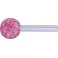Meule sur tige sphérique KU, Type : KU 13, Ø x hauteur 13 mm, Taille de grains 46, Type de grain : ADW, Ø de tige : 6 mm, Vitesse maxi. : 73400 tr/mn
