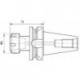 Mandrin à pince JISB6339ADB A60 BT40- ER16 FORTIS
