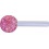 Meule sur tige sphérique KU, Type : KU 20, Ø x hauteur 20 mm, Taille de grains 30, Type de grain : ADW, Ø de tige : 6 mm, Vitesse maxi. : 47700 tr/mn
