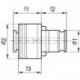 Mandrin changement rapide ES 1 630mm FORTIS