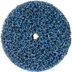 Disque de décapage (flexible) XT-DC/CG-DC, Degré de finesse : extra-grossier, Ø 150 mm, Vitesse maxi. 4000 tr/mn, Couleur : bleu