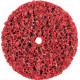 Disque de décapage Ø 100 mm 8000 tr/mn, Degré de finesse : extra-grossier, Couleur rouge