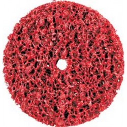 Disque de décapage Ø 100 mm 8000 tr/mn, Degré de finesse : extra-grossier, Couleur rouge