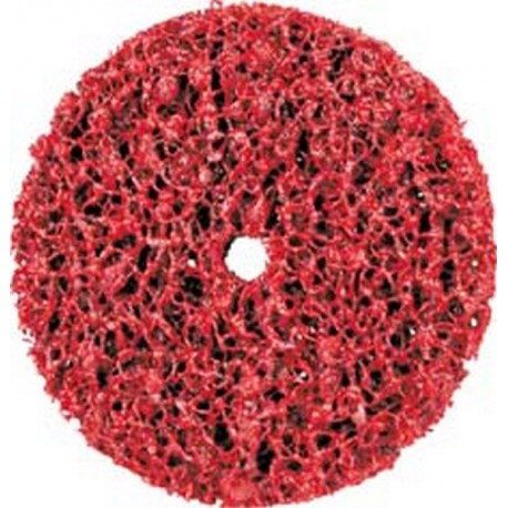 Disque de décapage Ø 150 mm 5350 tr/mn, Degré de finesse : extra-grossier, Couleur rouge