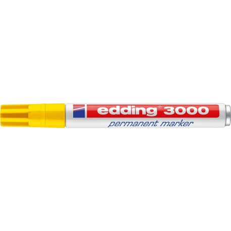 Marqueur permanent Nr.3000 jaune Edding