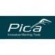 Marqueur permanent VISOR Industrial bleu Pica