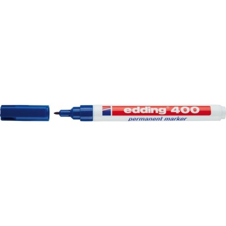Marqueur permanent 400 bleu edding 1 PCS