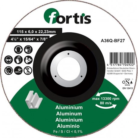 Meule ALU-NE 115 x 60mm FORTIS