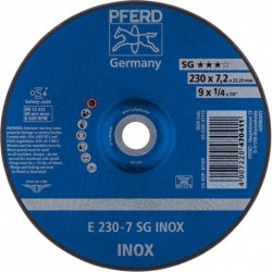 Meule coudé pour V2A A30NSG 230x72mm PFERD