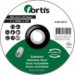 Meule Inox 180 x 60mm FORTIS