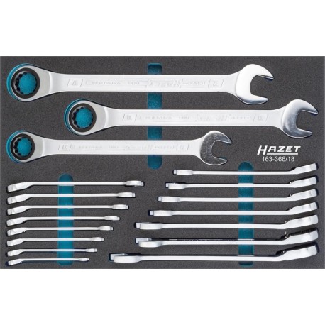 Module outils 163-366/18 clés HAZET