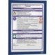 Panneau d'information A4 2 unités bleu foncé