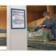 Panneau d'information A4 2 unités bleu foncé