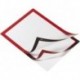 Panneau d'information A4 2 unités rouge