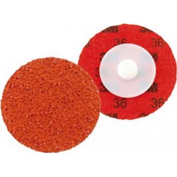 Meule Roloc (TM) Ø 76,2 mm 20000 tr/mn, Cubitron (TM) 977F, Grain : 60, Couleur orange