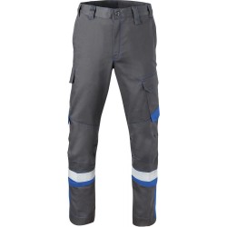 Pantalon de travail 80340 Taille 62 gris charbon/bleu