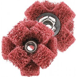 Croix de nettoyage et de polissage (triple Épais. :), Ø de 38,1 mm, Degré de finesse : très fin