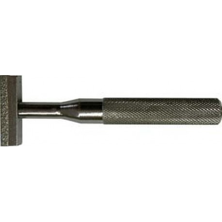 Outil à dresser les meules diamantées, Long. totale : 125 mm, pour Ø de meules jusqu'à 150 mm, Surface de dressage 40 x 10 mm