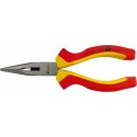 Pince à bec VDE 160mm avec poignée plastique FORTIS