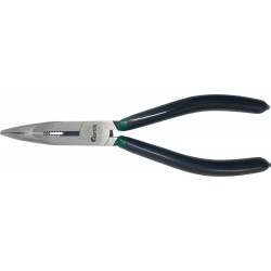 Pince à bec courbé 200mm avec poignée plastique FORTIS
