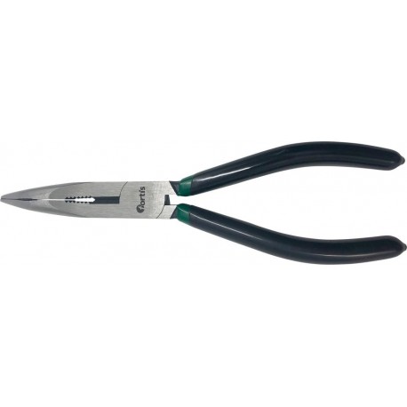 Pince à bec courbé 200mm avec poignée plastique FORTIS
