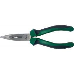 Pince à bec courbé 200mm avec poignée plastique FORTIS