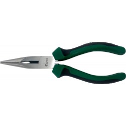 Pince à bec courbé 200mm avec poignée plastique FORTIS