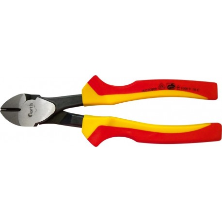Pince coupante VDE 200mm avec poignée plastique FORTIS