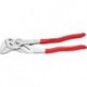 Pince multiprise coudee 250mm avec poignee plast.Knipex