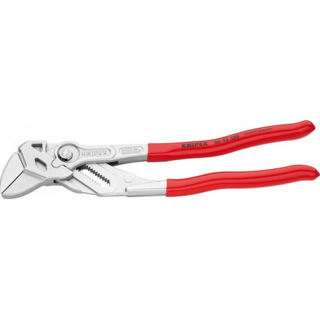 Pince multiprise coudee 250mm avec poignee plast.Knipex