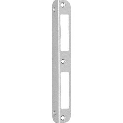 Plaque dormant porte 20mm carré DL-RNiSi lack Acier 401