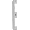 Plaque dormant porte 20mm carré DL-RNiSi lack Acier 401